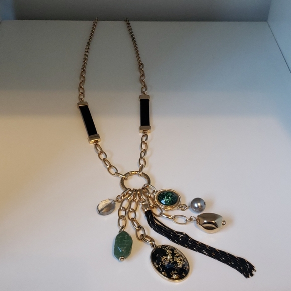 Cluster Long Necklace - Picture 2 of 5